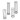 Fr/R Spring Set (4), Slvr (Soft
