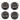 Power Hobby 1.0" Black Brass Beadlock Crawler Wheels (SCX24)