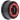 Pro-Line Split Six 2.2"/3.0" Red/Black Bead-Loc Wheels (2)