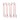 RC One Long Body Pins, Red (10)