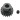 Robinson Racing Products Extra Hard 18 Tooth Blackened Steel 32p Pinion, 5mm