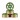 Samix SCX24 Aluminum & Brass Adj Offset 1.0" Beadlock Wheels, Green (4)