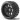 Sweep Racing Monster Truck Terrain Crusher Belted tires, preglued on WHD Black wheels (2)