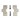 Team Associated Monster GT Brake Shoes & Screws (2)