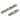 Team Associated Input Shafts, Front/Rear (2)