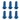 Team Associated Aluminum Factory Team Screws, M3x10mm (BHCS), Blue (6)