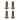 Team Associated Factory Team Ti Screws, M3x10mm (FHCS) (4)