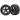 Traxxas pre-assembled 2.8" All-Star black chrome rear wheels with foam inserts (TSM) (2)