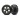 Traxxas Front All-Star Wheels+Anaconda Tires (2)