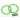 Traxxas Sidewall Protector Beadlock Style Green (2)