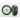 Traxxas Tires Wheels Assembled Volk Racing TE37 Chrome / Green (2)