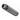 Body, GTS shock (aluminum, silver-anodized) (1)