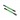 Traxxas Camber links, rear, green-anodized, 7075-T6 aluminum