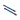 Traxxas Camber links, rear, blue-anodized, 7075-T6 aluminum