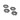 Traxxas Wheel nuts, splined, 17mm, serrated (gray-anodized) (4)