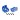 Traxxas Motor mounts, 6061-T6 aluminum (blue-anodized) (front & rear)