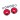 Traxxas WHEELIE BAR WHEELS ALUM RED
