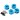 Yeah Racing Aluminum Clamping 12mm Hex (Blue) (4) (6mm)