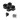 Yeah Racing Aluminum Clamping 12mm Hex (Black) (4) (8mm)