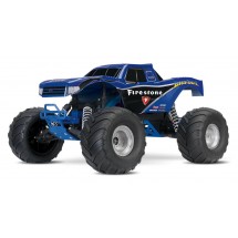 Traxxas 3770 Rear Alias Tires W/Chrome Wheels - Rustler, Stampede - TRA3770