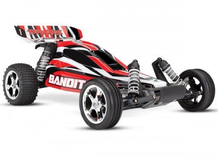 Traxxas Bandit XL-5 1/10 RTR Buggy with TQ 2.4GHz Radio System, Red