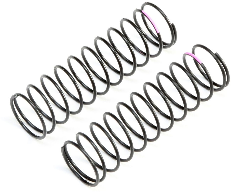Team Losi Racing Rear Springs Pink Low Frequency 12mm 2 TLR233058 Electric