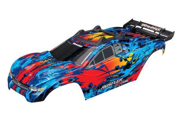 traxxas rustler 4x4 body options