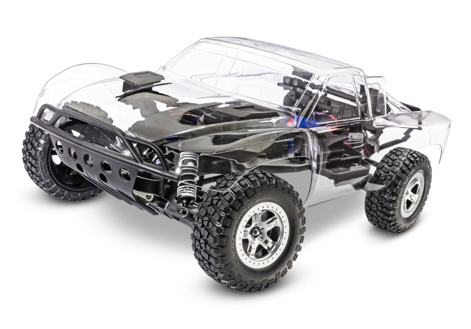 トラクサス Rustler 1/10 RTR 2WD スタジアムトラック（レッド